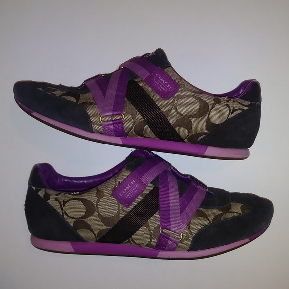 Coach Shoes - Coach Juli Sneaker Shoes Purple